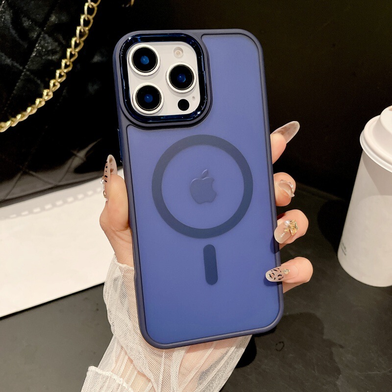 Apple 1716ProMax 磁気吸着15携帯電話ケース、肌触りの良いマット仕上げ、14フルカバー、13電気メッキ、指紋防止に適しています。|undefined