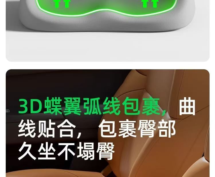 Car Headrest, Lumbar Cushion, Office Chair Cushion, Waist Cushion, Student Cushion, Memory Foam Cushion, Not Tired after Sitting for a Long Time