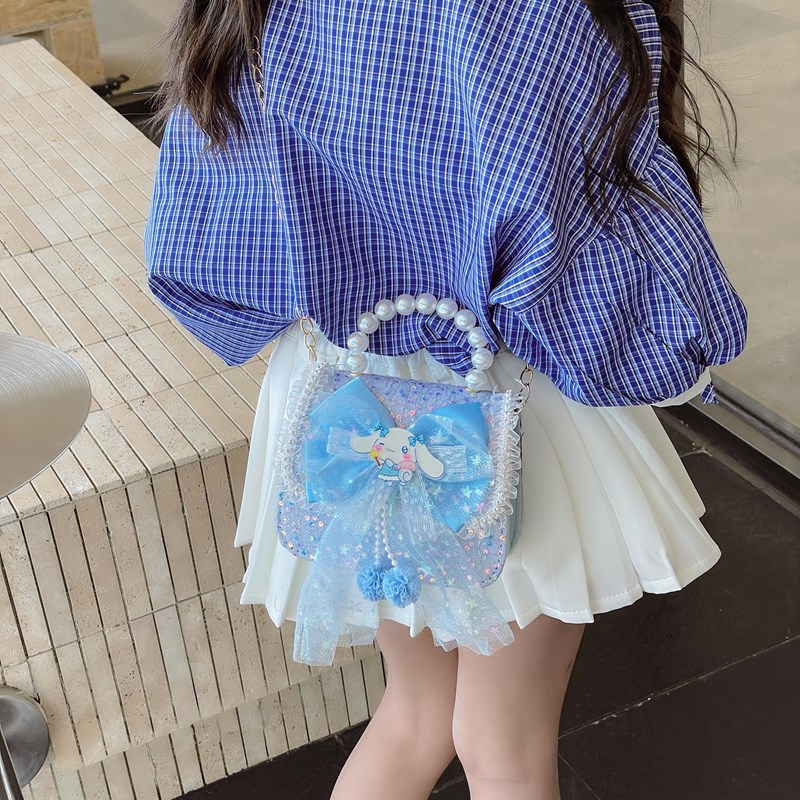 Nuevo tipo de bolso de niña, tendencia de moda para niños, bolso de hombro, pequeña niña encantadora mini bolso de dibujos animados