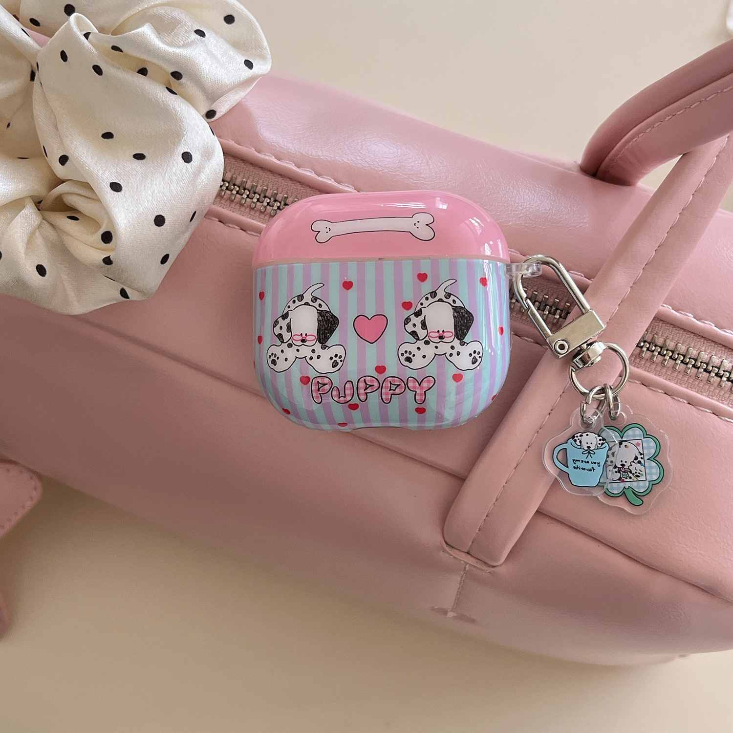 Lindo perro a rayas de dibujos animados de nicho para auriculares AirpodsPro2 nuevo par de 3/4 generación 1/2 generación Pro