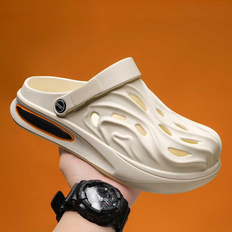 코코넛 홀 신발 2024 BAOTOU 슬리퍼 남성용 샌들 비치 신발 여행 신발 캐주얼 가든 신발 남성용 샌들