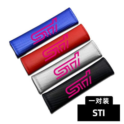 Fiber Pattern Seat Belt Shoulder, Seat belt shoulder pad - sti-a-pair