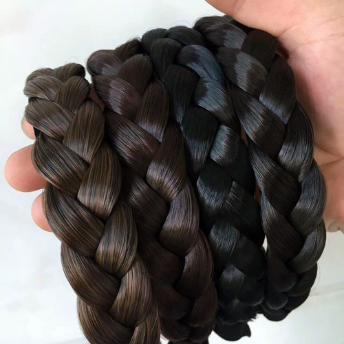 [New Product Widen] Wig Headband Wig Braid Twist Braid Wig Headwear Wig Cover White Hair Cover Top Hairpin
