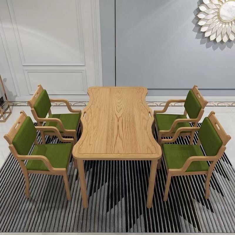 Community Elderly Apartment Nursing Center Restaurant Elderly Dining Table and Chairs Nursing Home Nursing Home Solid Wood Restaurant Furniture Community Elderly Apartment Nursing Center Restaurant Elderly Dining Table and Chairs Nursing Home Nursing Home Solid Wood Restaurant Furniture