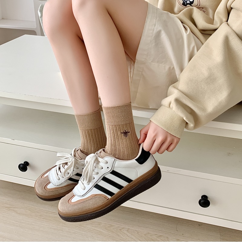 Unisex Simple Style Bee Cotton Crew Socks A Pair display picture 7