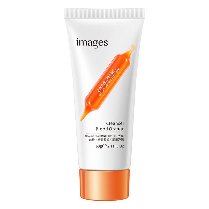 Imagen belleza Shui Yang hidratante sangre naranja limpiador espuma densa limpieza profunda hidratante cuidado de la piel limpiador facial al por mayor
