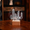 Commemorative creative touch night light, acrylic table lamp, 3D, remote control, Birthday gift