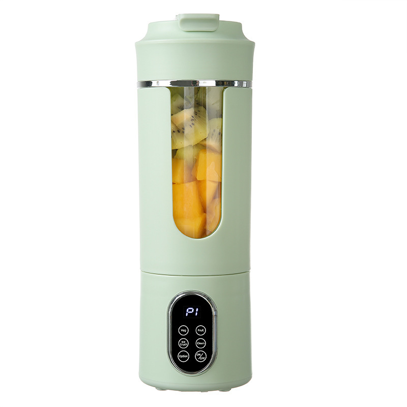Nuevo exprimidor de jugo transfronterizo casero taza de exprimidor de jugo de hielo triturado USB carga portátil taza de jugo al aire libre 12 cuchillos