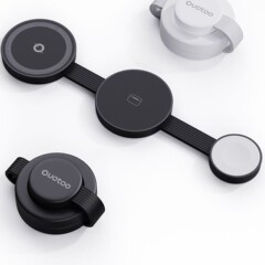新しいデスクトップ折りたたみスリーインワン磁気ワイヤレス充電器は折りたたみ可能で、Apple 携帯電話のワイヤレス充電に適しています