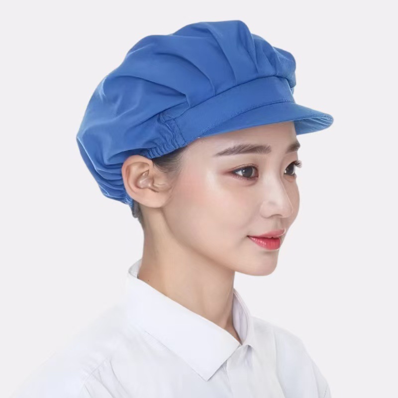 Sombrero de taller de alimentos respirable a prueba de humo de aceite sombrero de cocina sombrero de cocinera sombrero de cocinera sombrero de trabajo