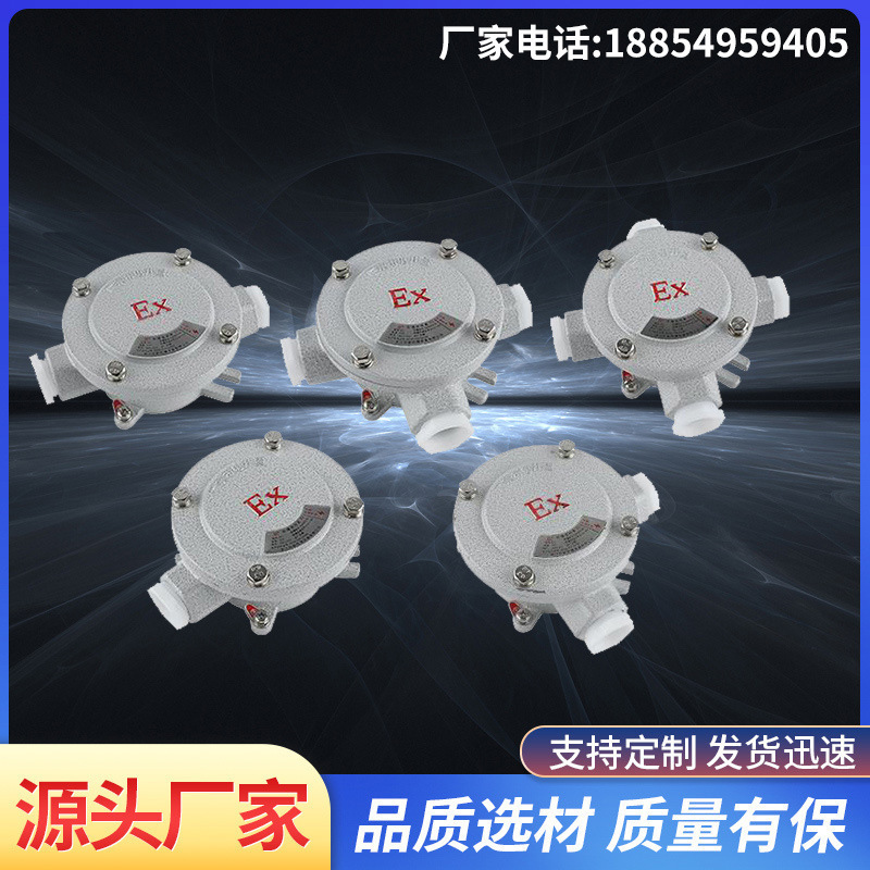 AH-防爆接线盒穿线盒一二三四通平吊盖4/6分1/2寸3/4 DN20/15