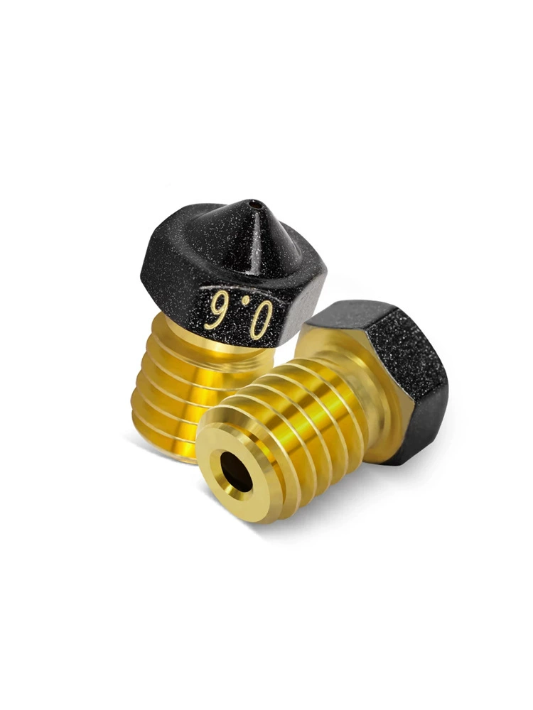 Затравите сопло MK8/E3D V6 2 покрытия тефлона 0,4/0,6 апертуры печатая материал Non-ручки PETG