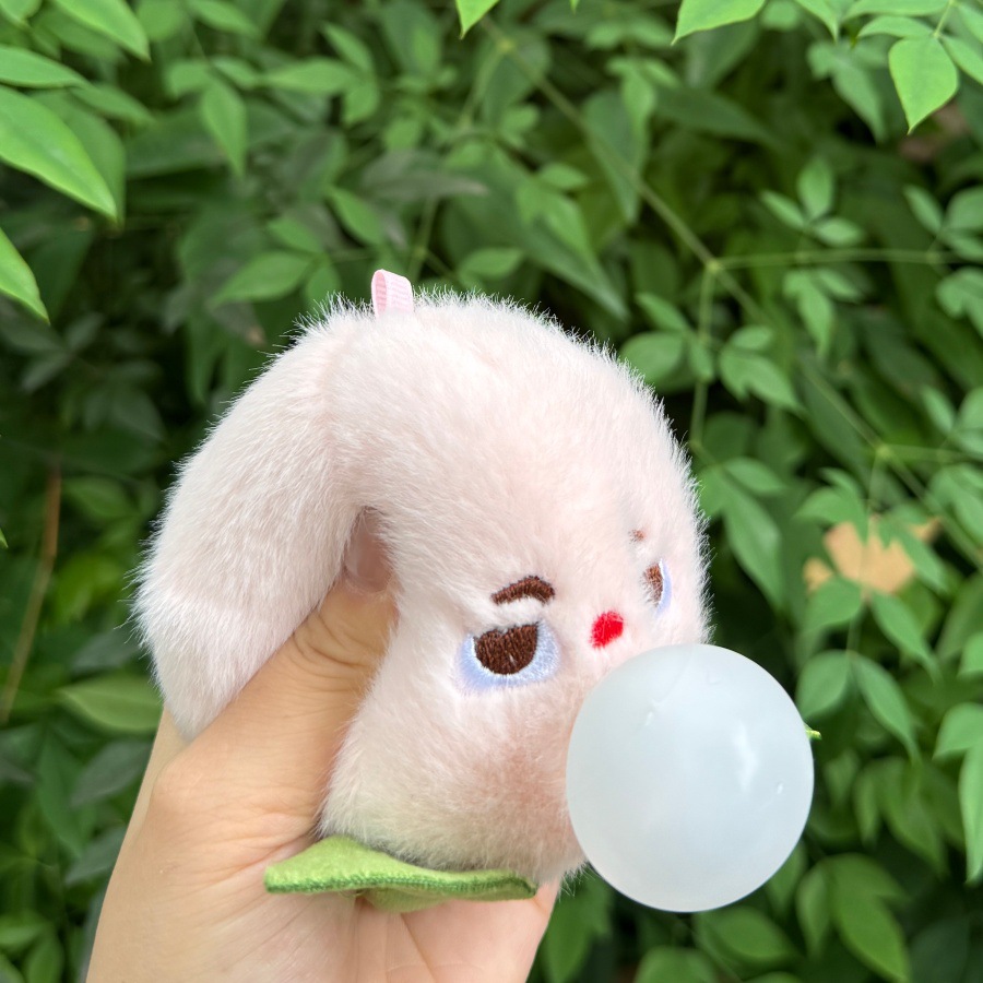 과일 버블 스퀴시 봉제인형 키링 가방 장식