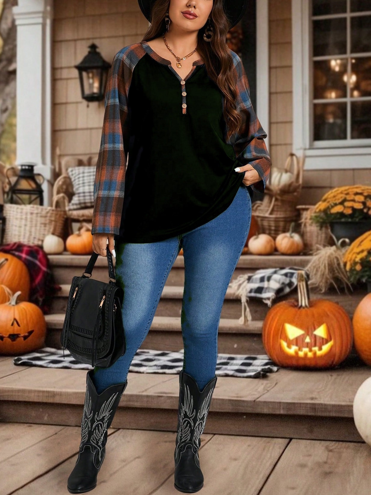 Europa y Estados Unidos transfronterizos primavera, otoño, invierno, ropa de mujer empalmada, camisa de manga larga, explosiva, casual, cómodo y versátil image 1