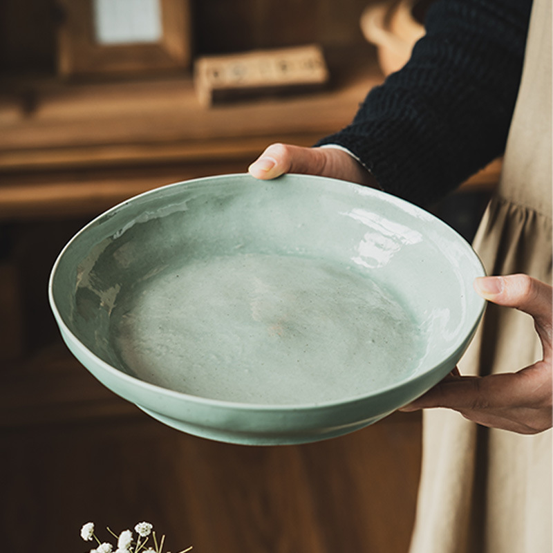 Retro nicho set de platos de cerámica platos caseros platos de platos de platos de platos de restaurante platos de platos de ensalada platos de arroz
