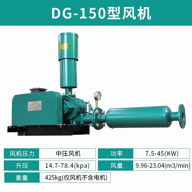 三叶罗茨风机大风力养殖增氧机大功率强力节能污水处理罗茨鼓风机