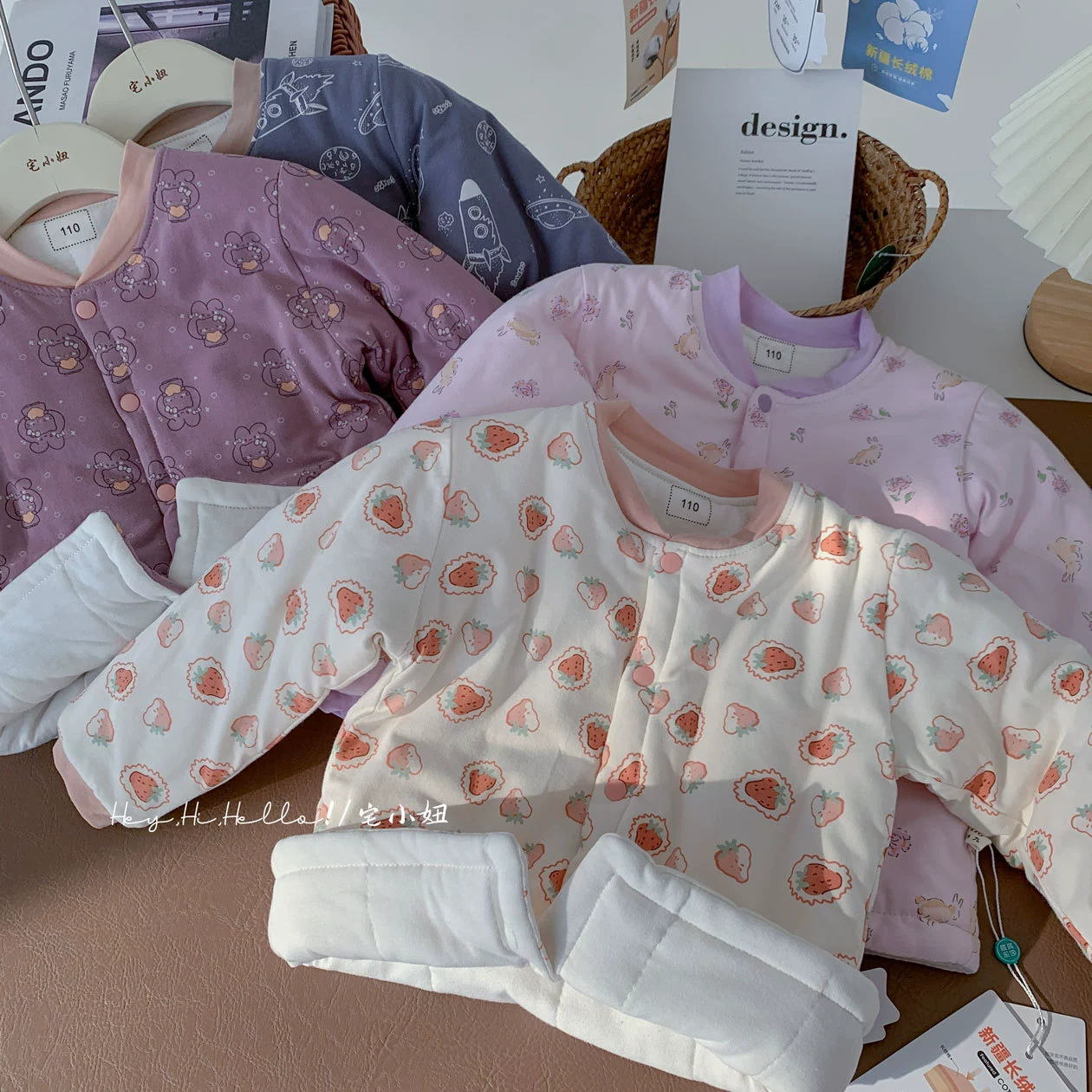 Можно стирать вручную Синьцзянская хлопковая хлопчатобумажная куртка для детей