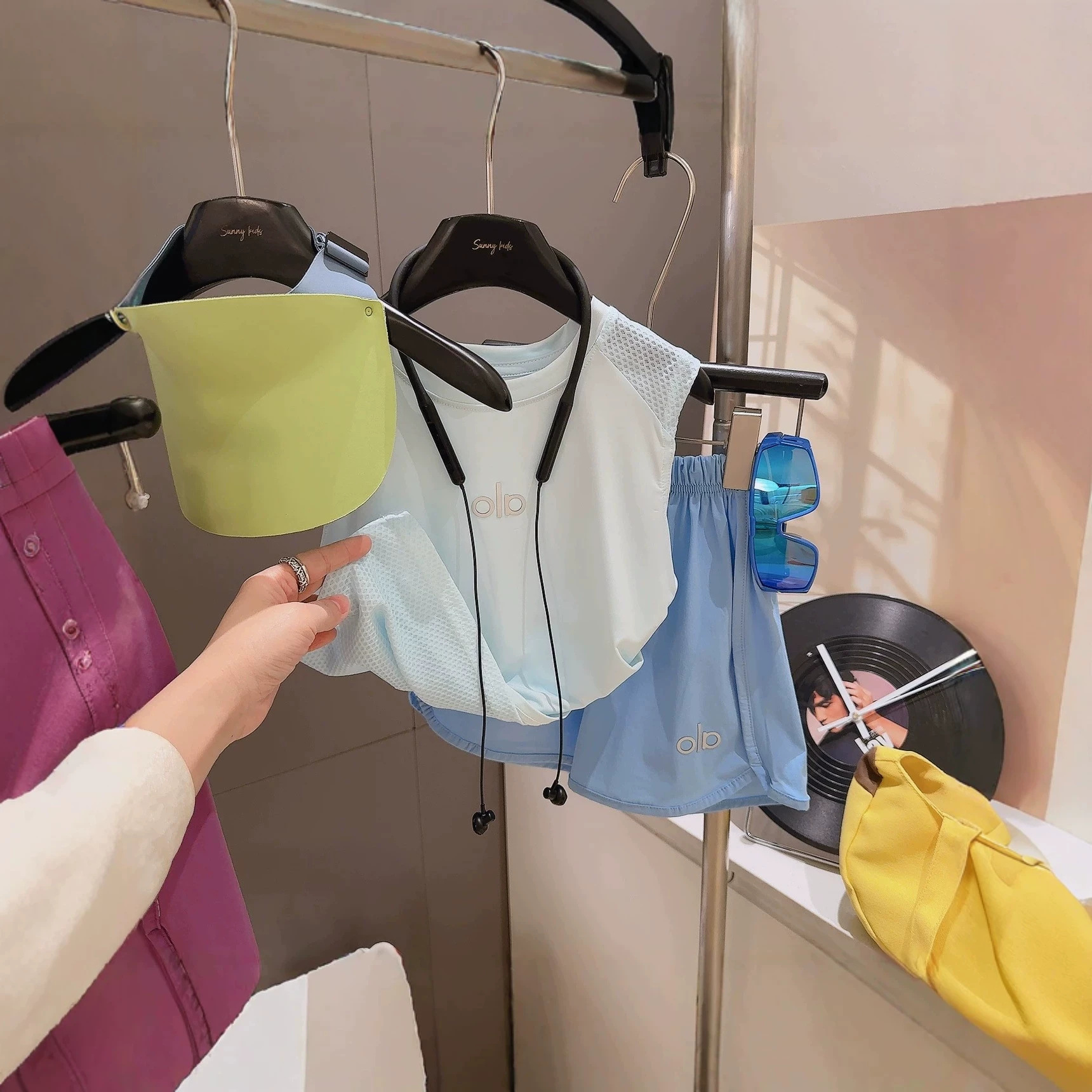 Summer New Style Children's Fashion Vest Quick-Drying Ice Silk Breathable Patchwork Two-Piece Set Versatile Suit for Boys and Girls