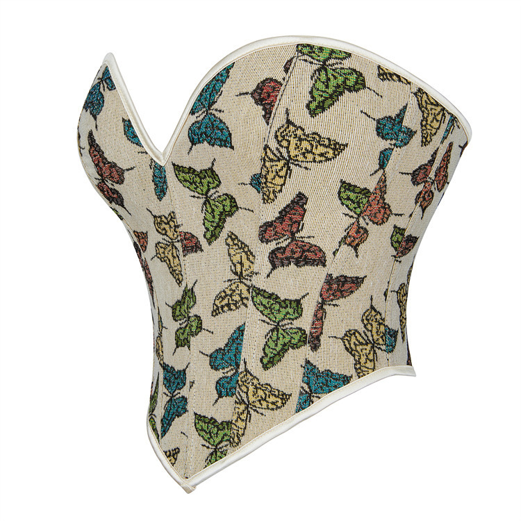 Patrón de mariposa de color albaricoque para limpiar el pecho, chaqueta sexy, Amazon AliExpress transfronteriza chatarra en vivo