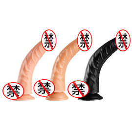 成人用品外贸女用情趣阳具实心假阳具手动款吸盘阳具棒批发