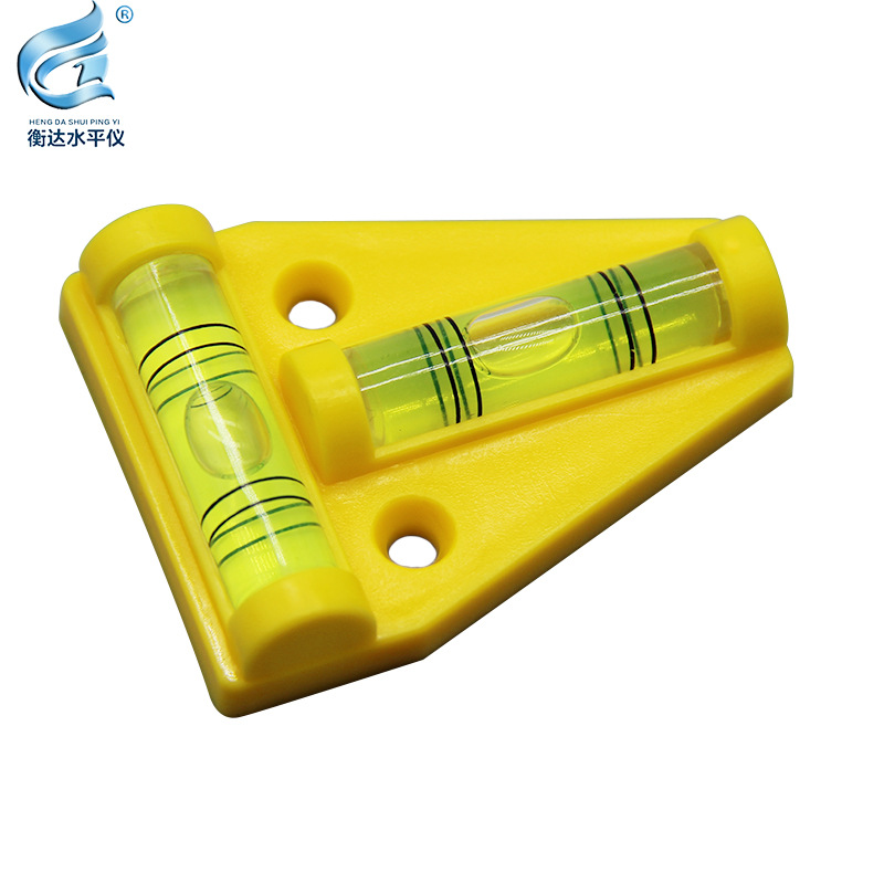 T-tipo plástico Fuente Grande de la burbuja horizontal llana de la alta precisión del nivel Mini de la alta calidad y precio bajo