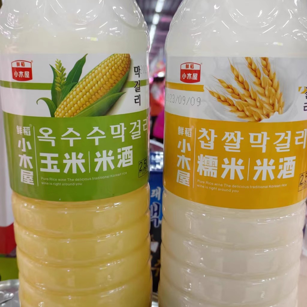 鲜稻延边朝鲜族小木屋米酒酸甜糯米玉米味低度原味米酒奶油果味