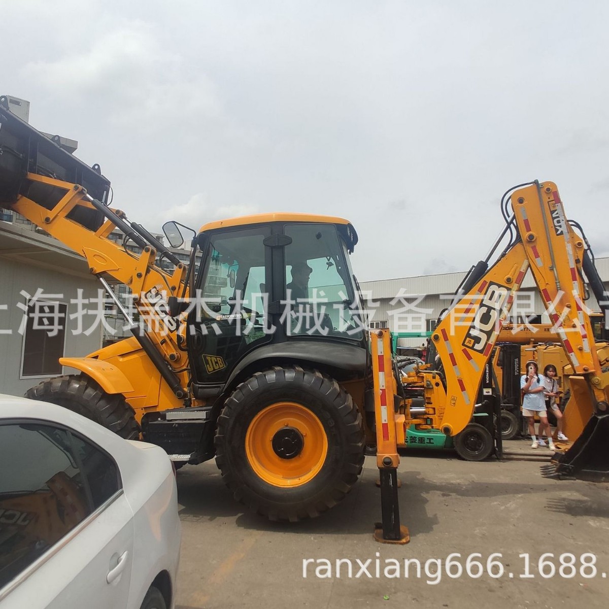 二手两头忙挖掘机装载机型号JCB4CX，JCB3CX