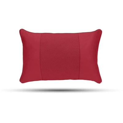 Headrests, Perforated Car Pillows, Neck Headrest - volcanic-red-perforated-lumbar-support-pillow