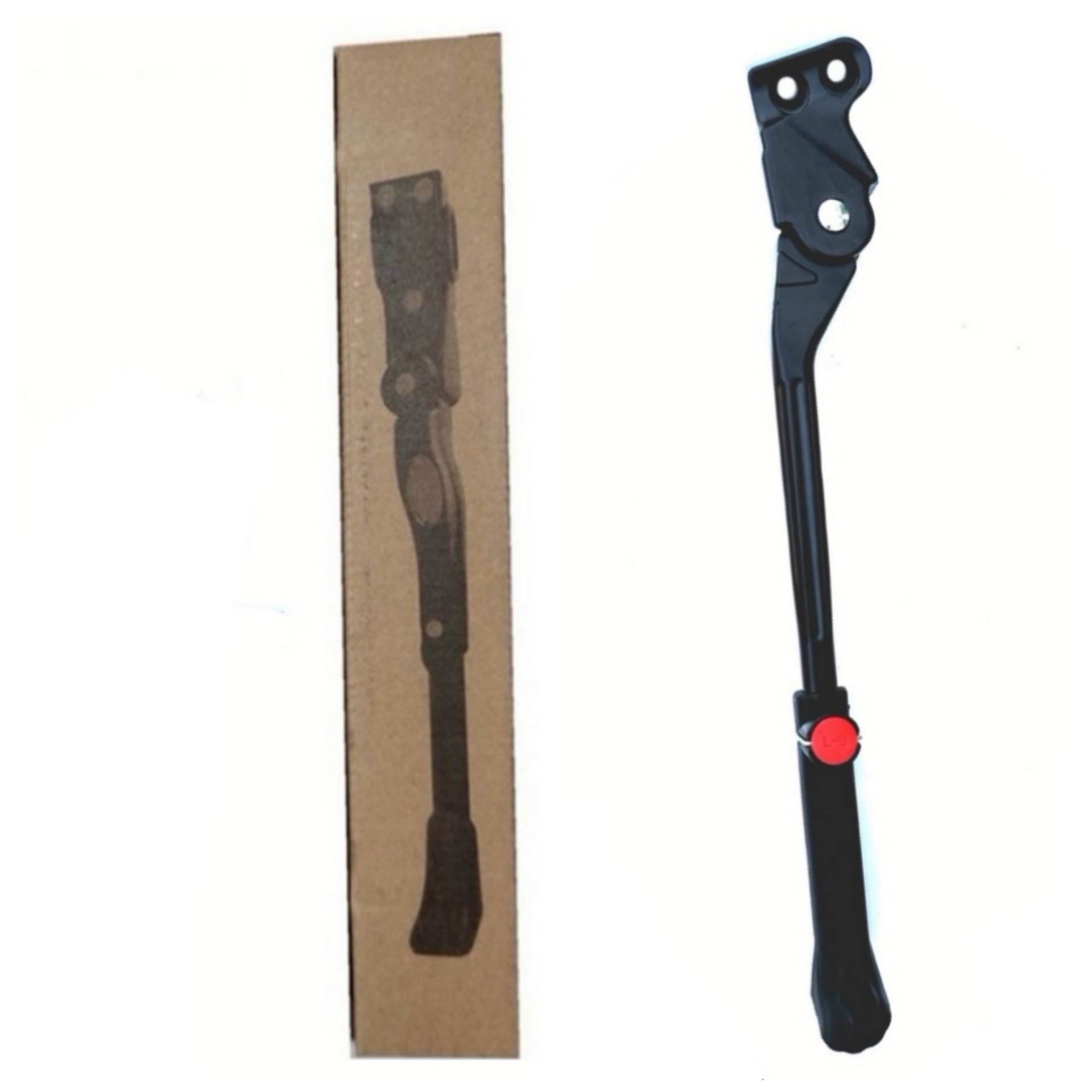 Mountain bike bicycle aluminum alloy single support foot support aluminum alloy side support single car ladder support rear bracket