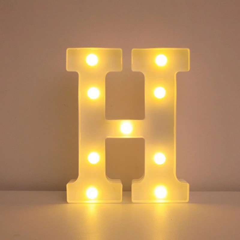 26 lámparas de letras INS viento digital modelado luz de atmósfera propuesta de boda fiesta de cumpleaños decoración de luces