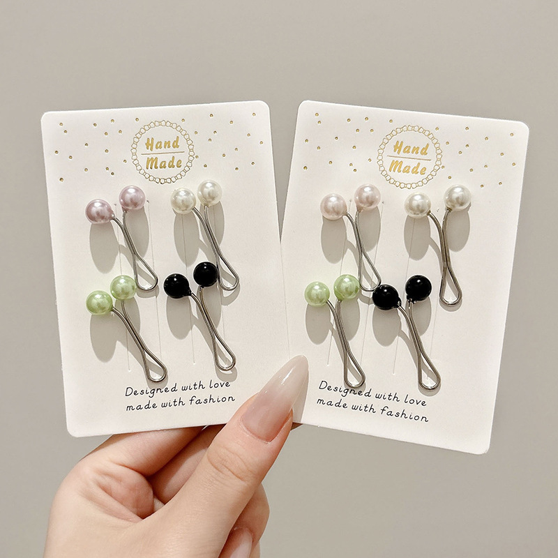 Los pantalones de alfiler invisibles cambian a grandes y pequeños artefactos 2025 nueva perla hebilla de la cintura sin costura para apretar la pinza de fijación