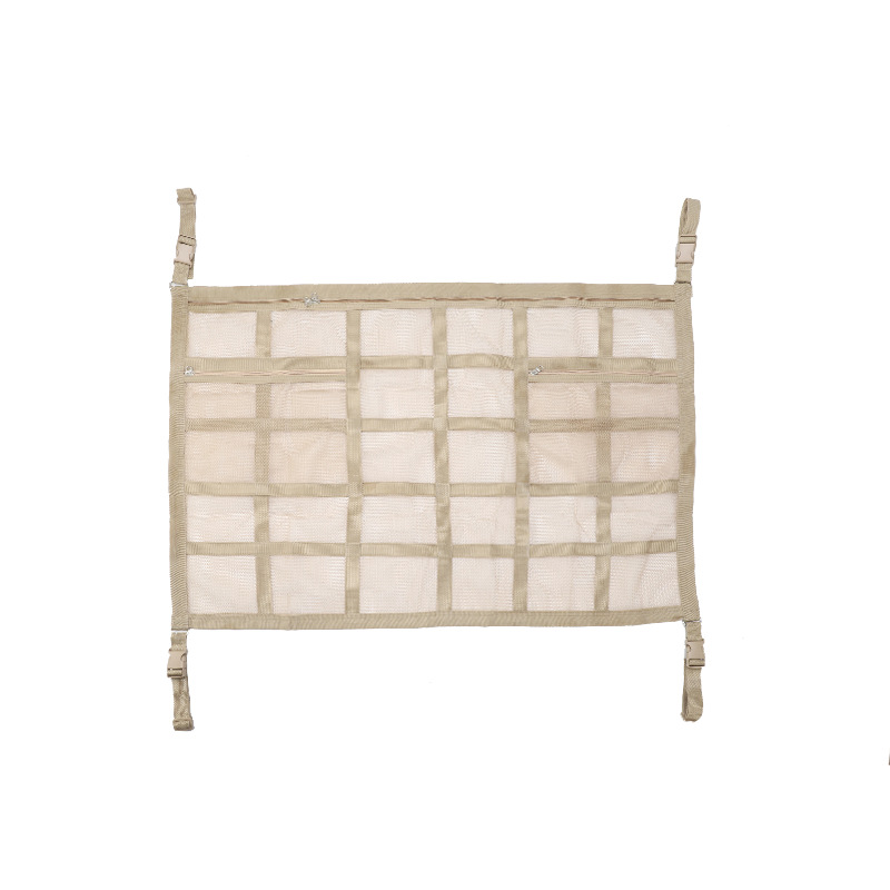 自動車用品メーカーが直接販売している物置箱の屋根収納ネット屋根荷物ネットポケット吊り式車載収納袋