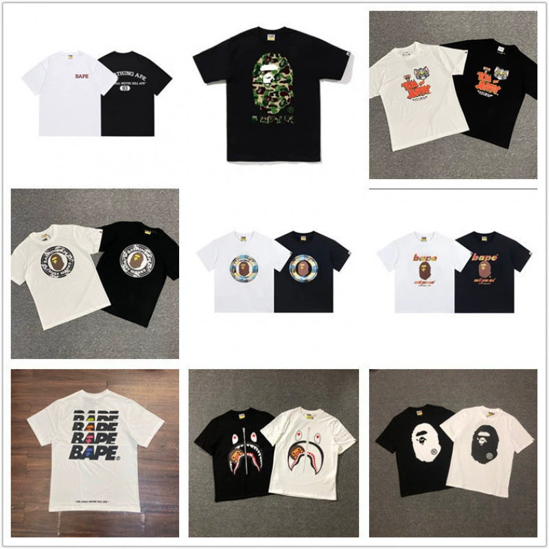 (Cross-border trading), summer classic camouflage trend T-shirt for men and women for leisure, with short sleeve