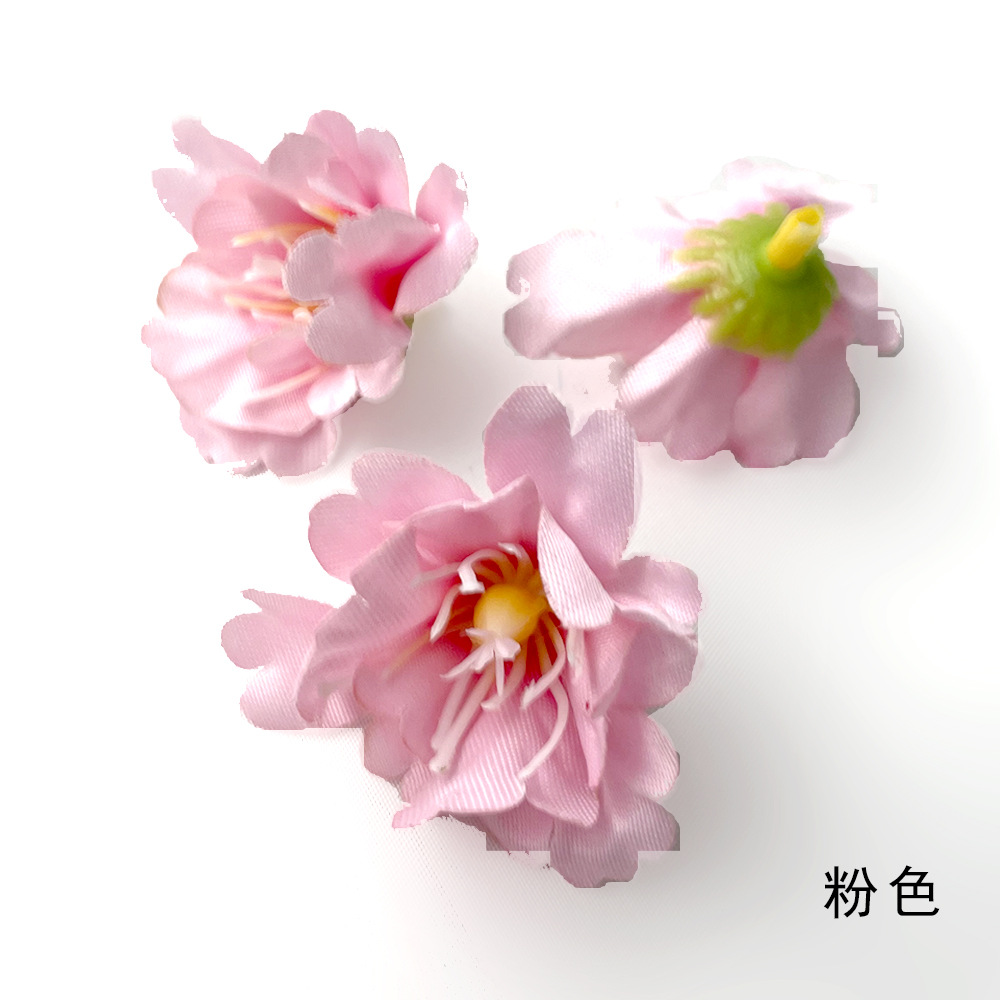 Simulación de flores de orquídeas de campana DIY pinzas guirlandas material de tocado decoración de vestido chino diseño de pared de flores de boda orquídeas frescas