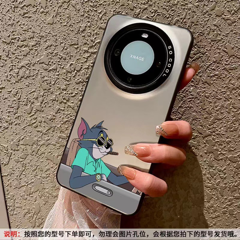 Tom and Jerry Mate70Pro Huawei Phone Case Suitable for Honor 100 Couple P70 Cartoon Nova12 Cute