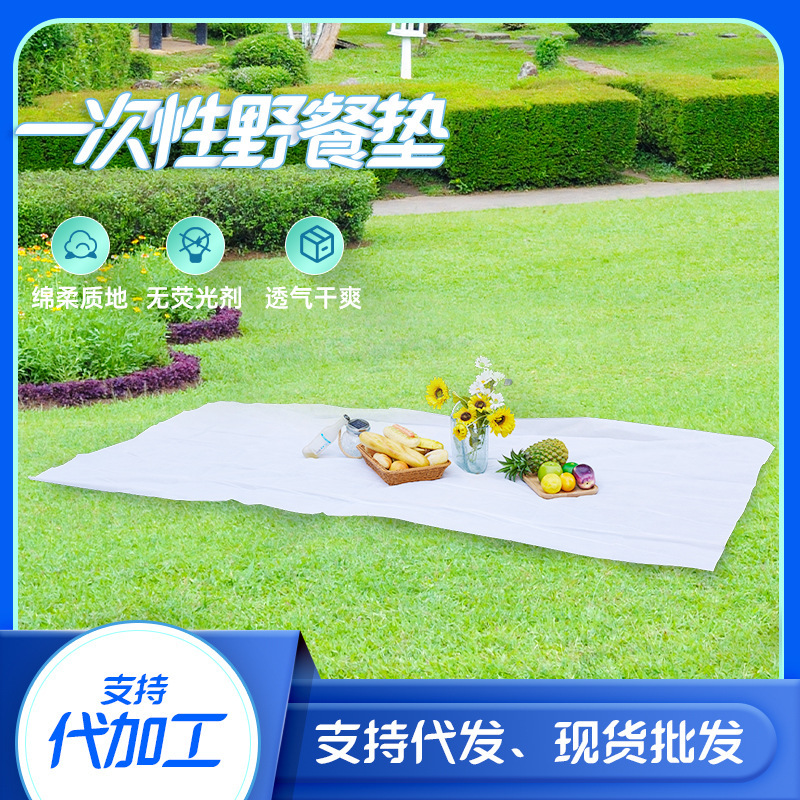 Cross-border disposable picnic mat outdoor waterproof mat spring and autumn outing camping travel disposable picnic mat for children