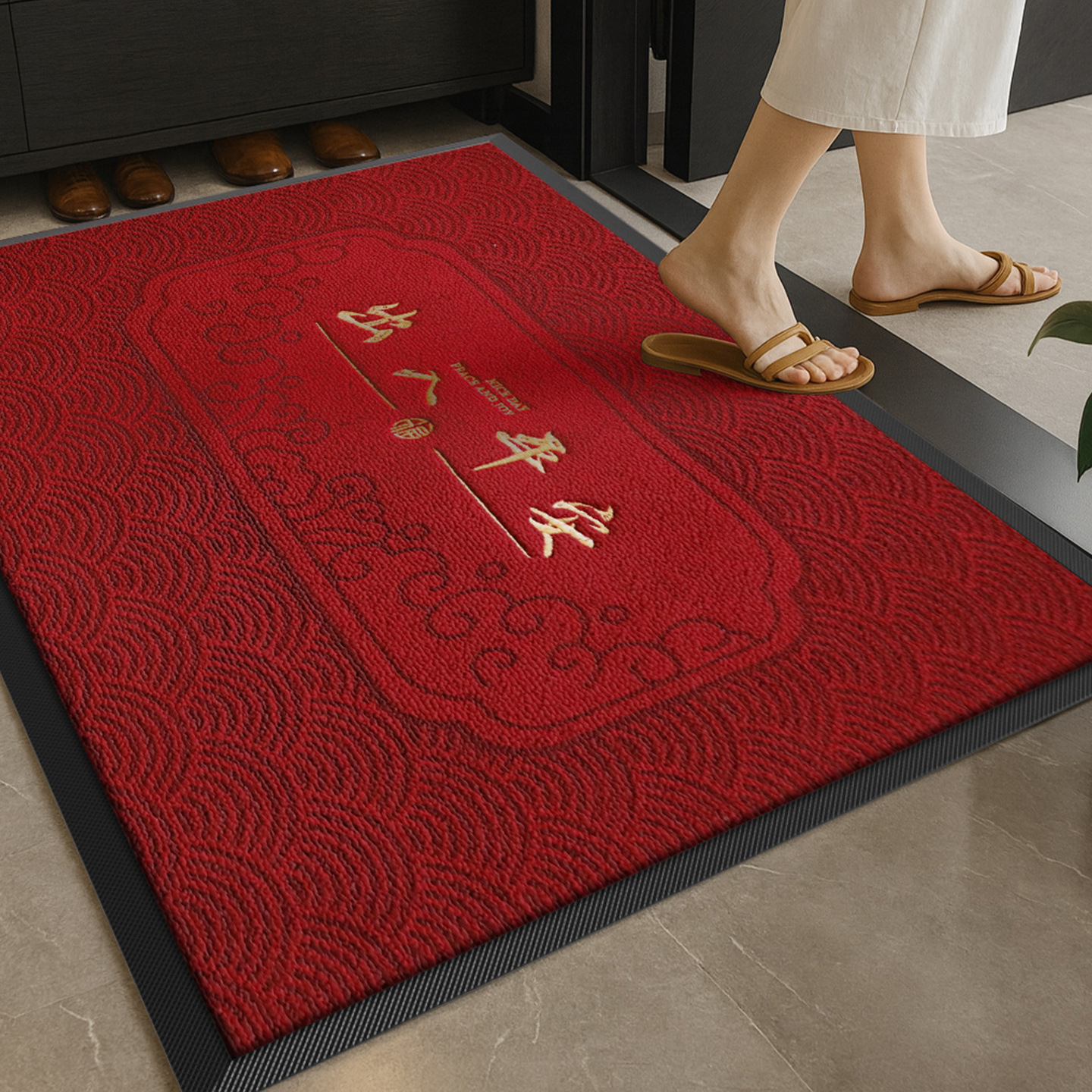 High-End Entrance Door Floor Mats, High-End Door Mats, Safe Door Mats, Festive Household Stain-Resistant Anti-Slip Carpets