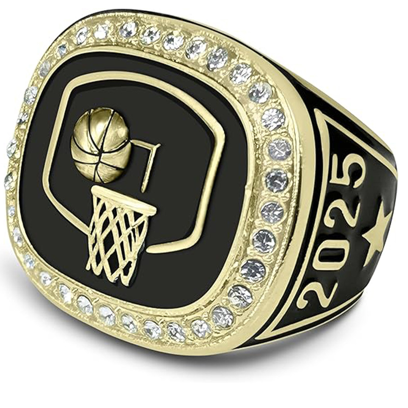 2025 Champions Basketball Trophy Ring Prize Trophy Ring Trophy Team Champion Tournament Award