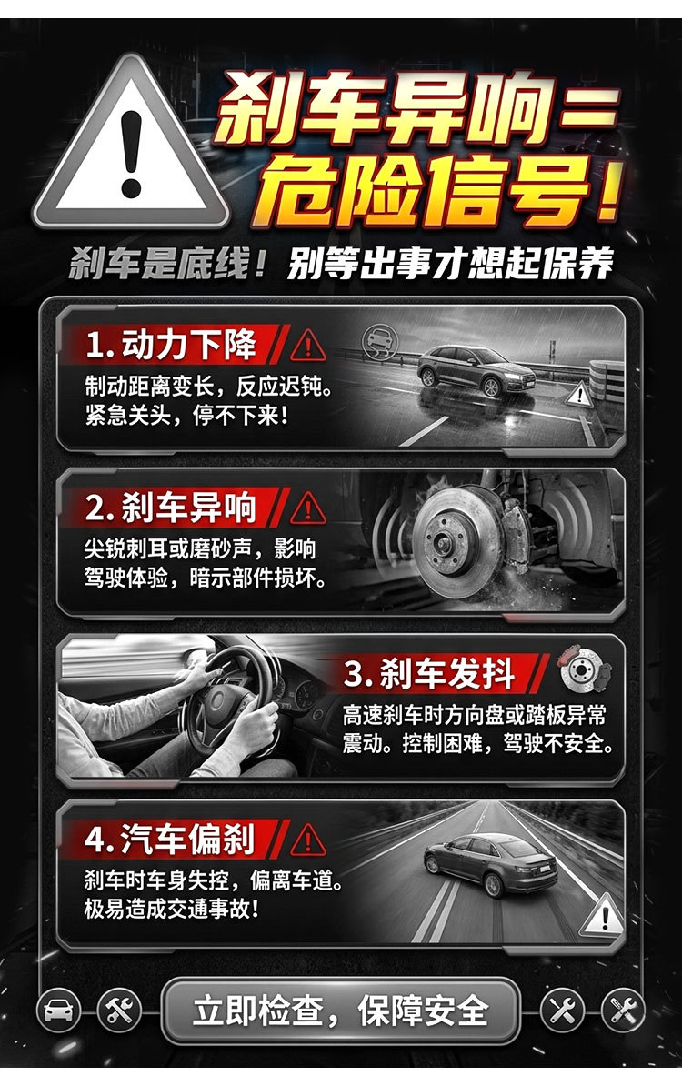 Car Brake System Cleaner, Brake Disc Noise Elimination, Brake Pad Caliper Rust Removal and Lubrication Maintenance Kit