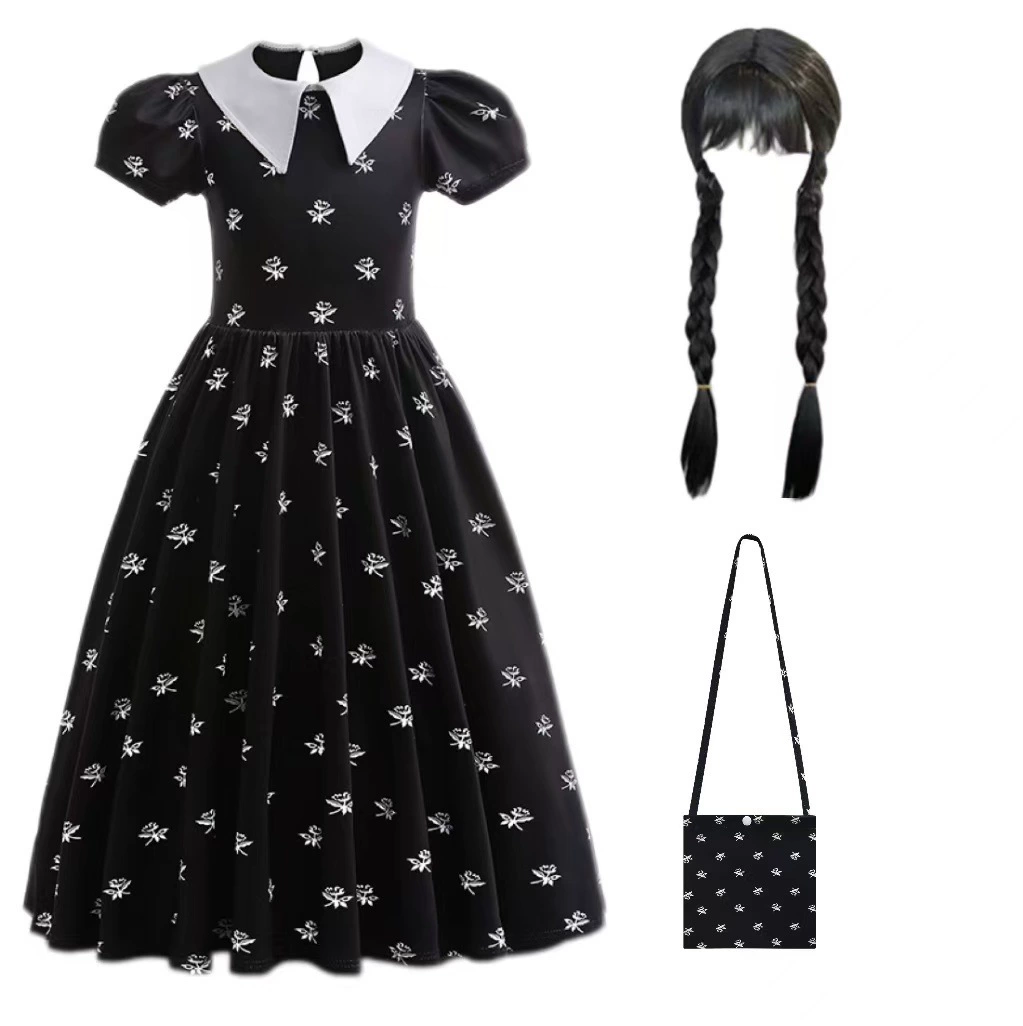 Новая европейская и американская девушка косплей Адамс семья