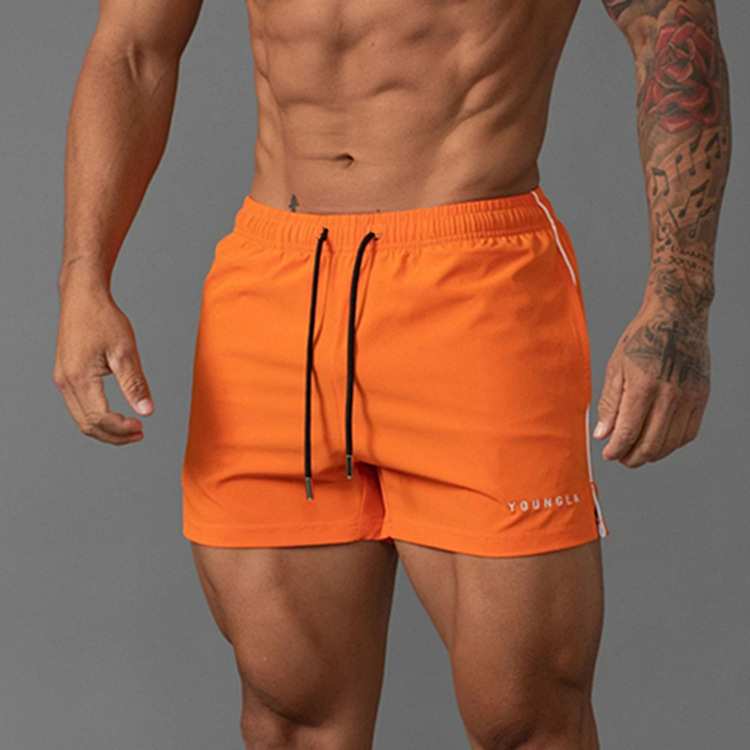 YOUNGLA New Summer Men's Casual Sports Outdoor Shorts Breathable Casual Running Fitness Three-point Pants