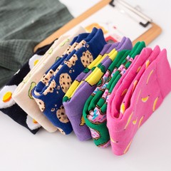 2024 New Straight Leg High-Cut Trend Socks Cotton Men's and Women's Socks Mid-Cut Socks Personalized Creative Couple Socks