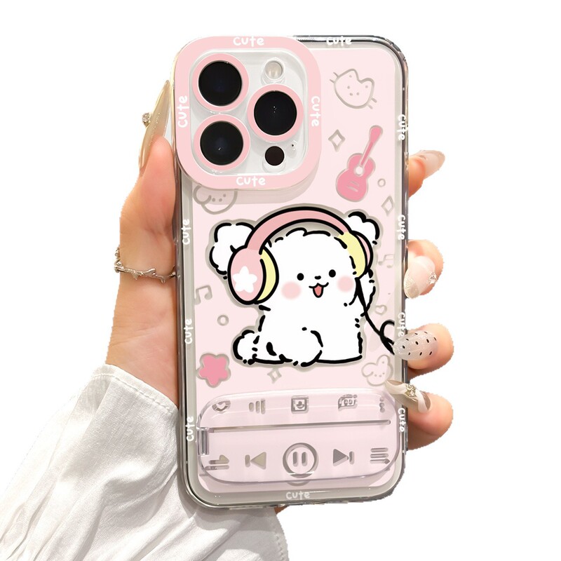 动感小狗适用苹果16手机壳iphone15promax卡通16plus情侣新款14|undefined