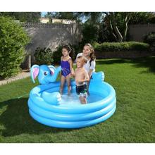 亚马逊户外喷水池 大象 喷水垫PVC充气玩具戏水池 儿童游泳池