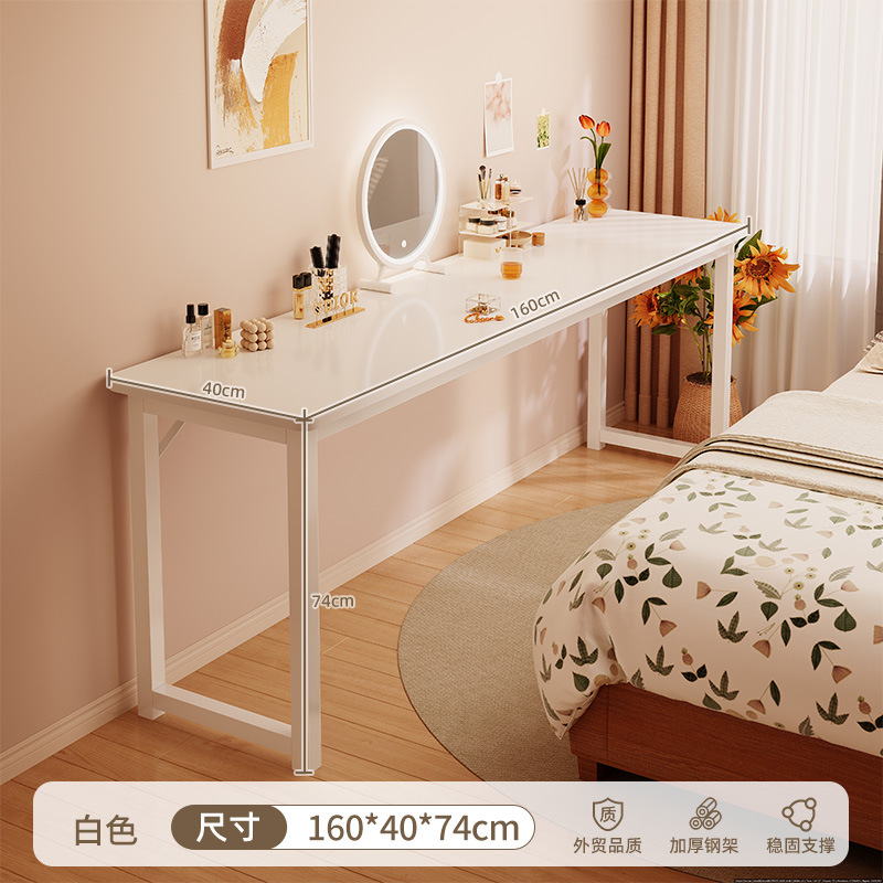 Comodador de dormitorio simple mesa de maquillaje moderna 2025 nueva luz de lujo simple alquiler de casa mesa de computadora rectangular