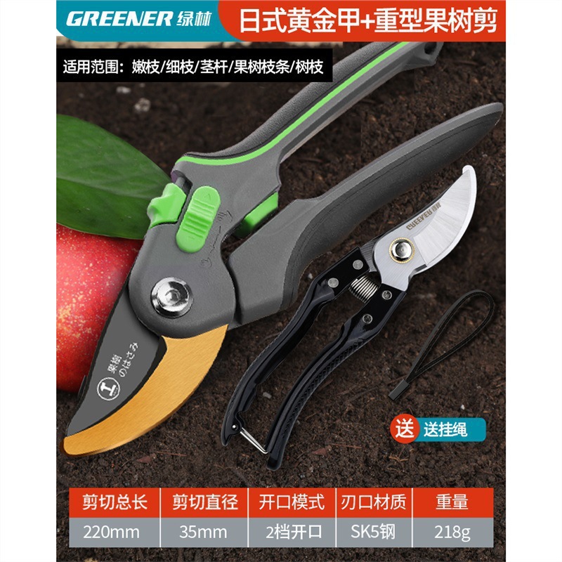 Tijeras florales Artesanía alemana Ramas de frutas Tijeras de ramas Cuchillos Tijeras de poda Bosque verde Jardinería Poda importada Envío gratis