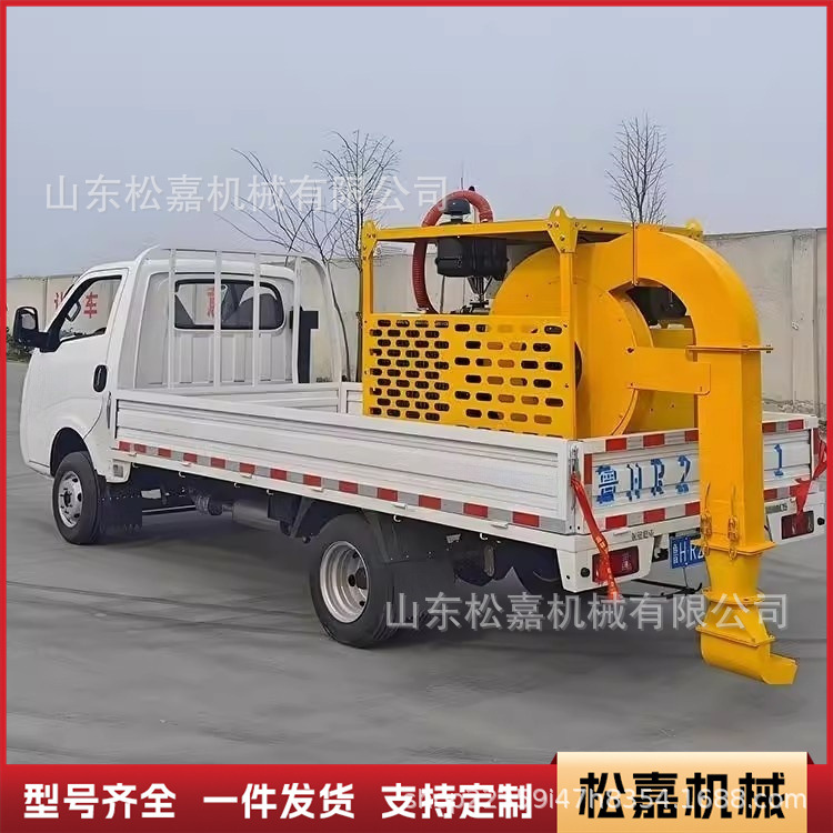 máquina de soplado de pavimento montada en vehículo diesel atomización de carretera limpieza rápida precipitador de polvo controlado remoto inalámbrico secador de pelo de carretera