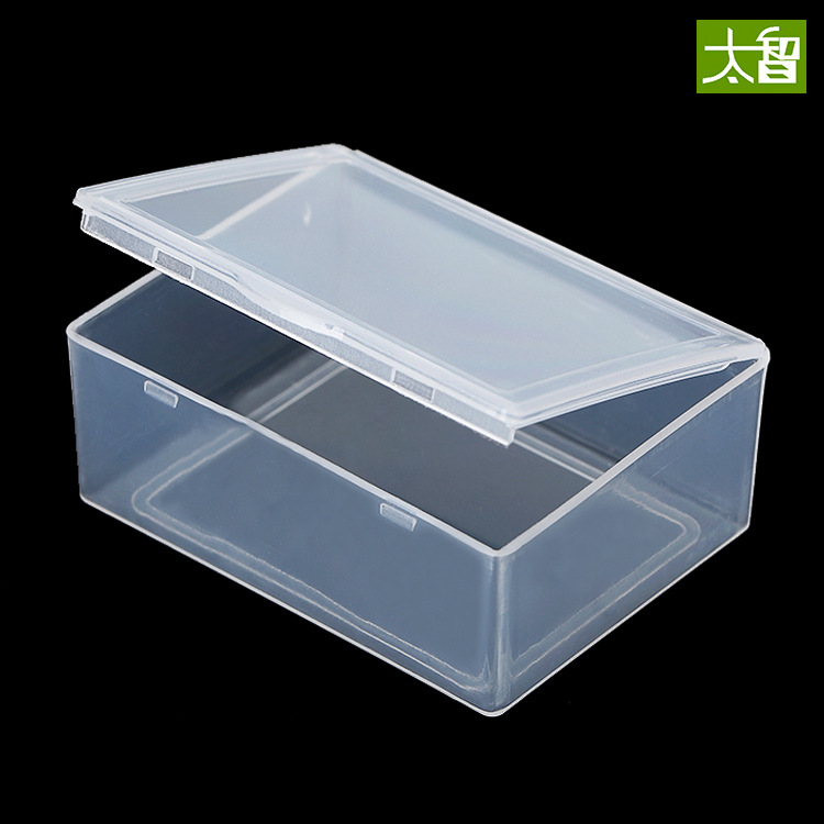 Suministro directo de fábrica Caja de Herramientas caja de plástico rectangular pequeña caja de piezas transparentes caja de almacenamiento de PP con tapa mini