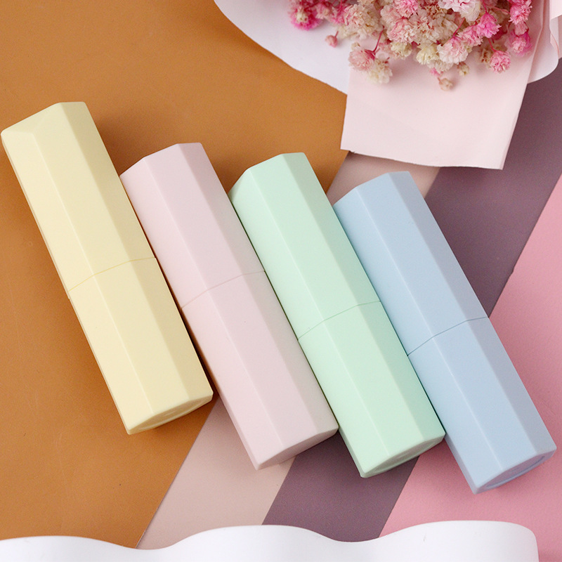 新款雨衣口红 六角润唇膏管  可爱口红管空管 唇釉唇膏空管