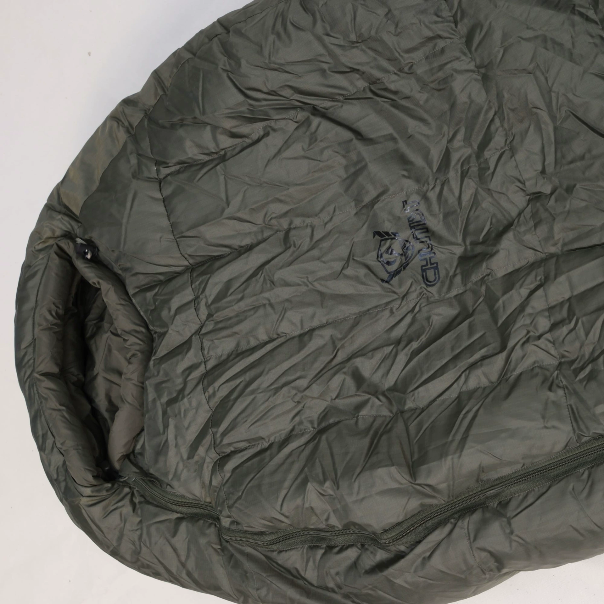 Travel keep warm storage system for camping, winter sleeping bag, increased thickness